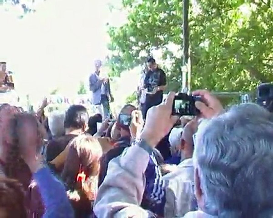 Florian fait un petit discours