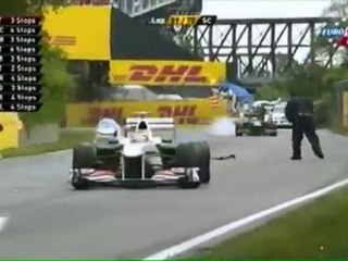 Laffite : "putain mais, excusez" Canada 2011