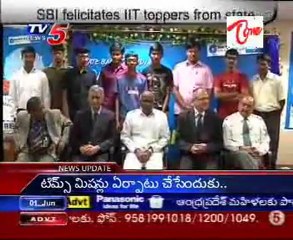 SBI felicitates IIT toppers from state