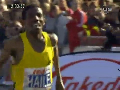 Το παγκόσμιο ρεκόρ του Γκεμπρεσελασιέ στο μαραθώνιο του Βερολίνου (2008)