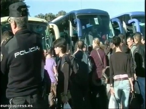 Policías parten a Santiago de Compostela