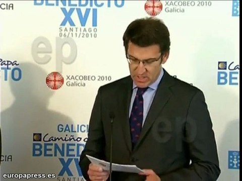 Feijoo agradece que hayan elegido Galicia