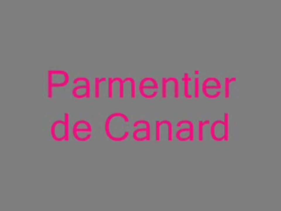 Parmentier de Canard ok