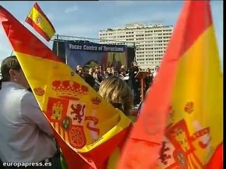 Manifestación contra el terrorismo