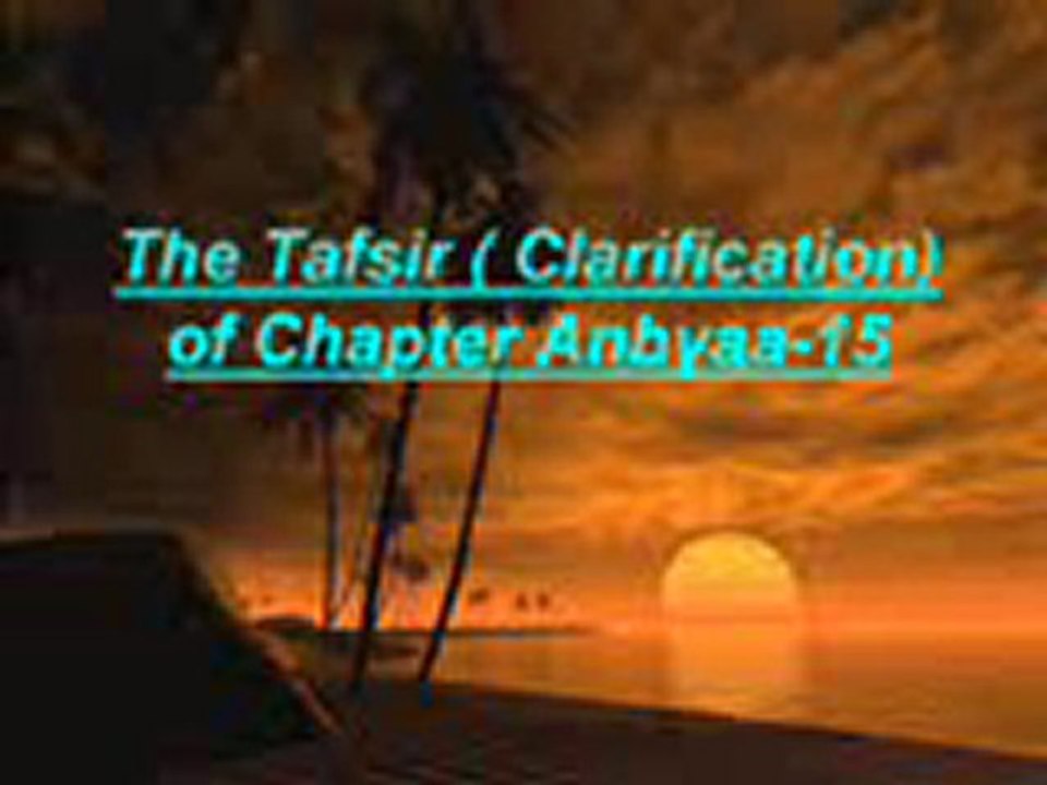 Chapter prophets-15