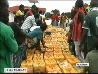 Inauguration de la station Total d'Itoumbi