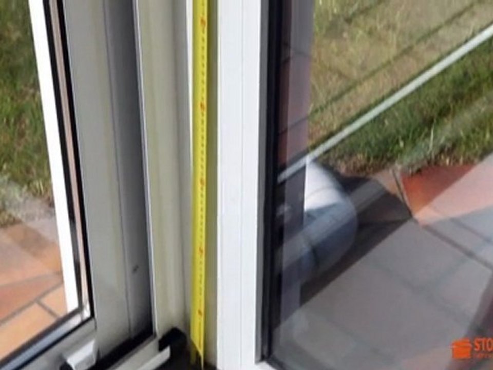 Store enrouleur pour véranda - Prise de mesure