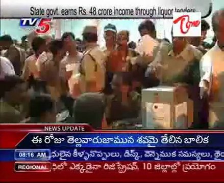 State govt earns Rs. 48 crore income through liquor tenders