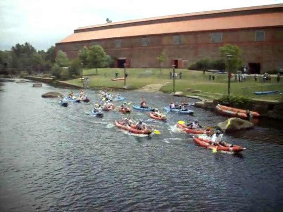 Départ Défi des Collèges 24H Kayak 2011  08 / 06 / 2011