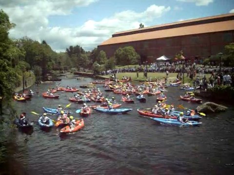 Départ Défi des Écoles 24H Kayak 2011 10 / 06 / 2011