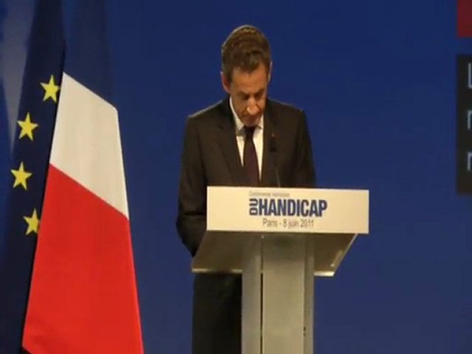 « Se mobiliser pour les personnes handicapées : une action qui vient consolider les fondement de la république » - Nicolas Sarkozy,  Président de la République