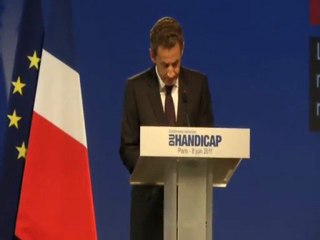 « Se mobiliser pour les personnes handicapées : une action qui vient consolider les fondement de la république » - Nicolas Sarkozy,  Président de la République