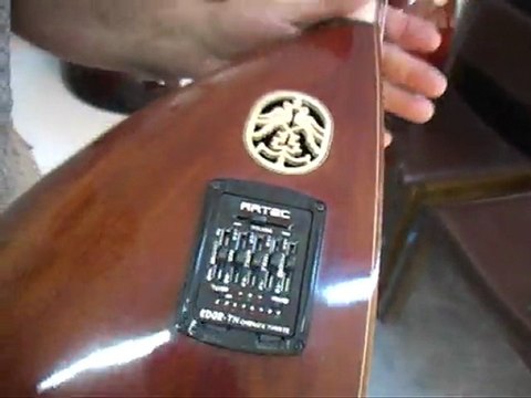 Ardıç bağlama kısa sap Parlak 40cm baki yilmaz saz evinden(Juniper short neck)