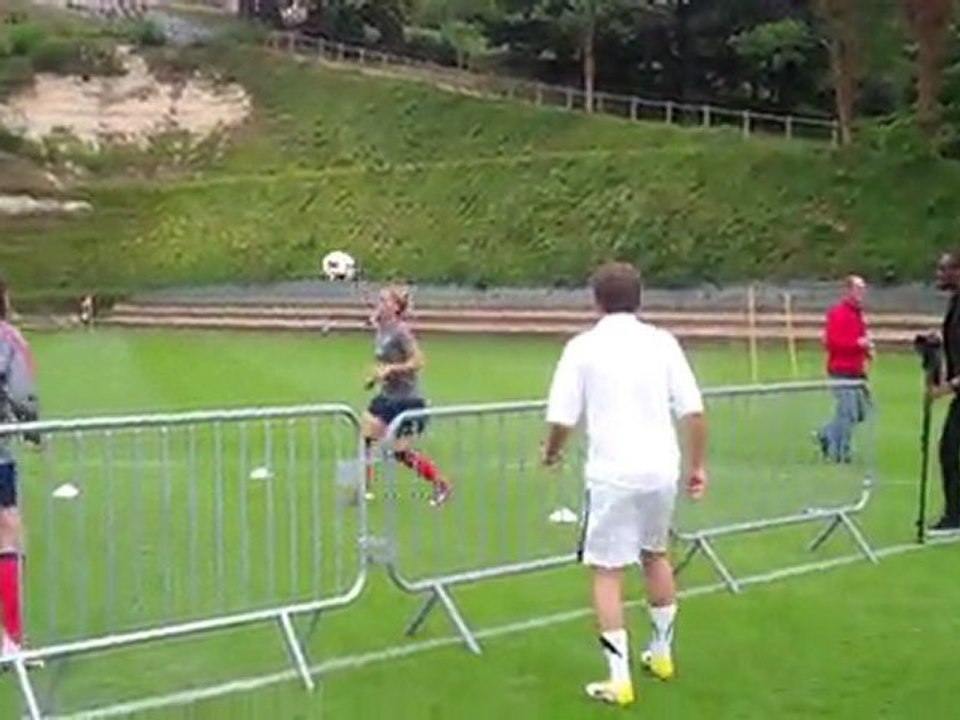 Les pros au tennis ballon !