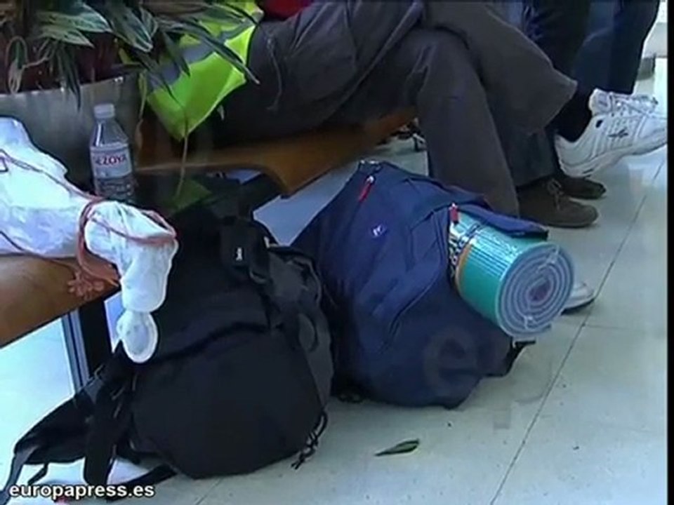 Encierro de los trabajadores de Parcs i Jardins
