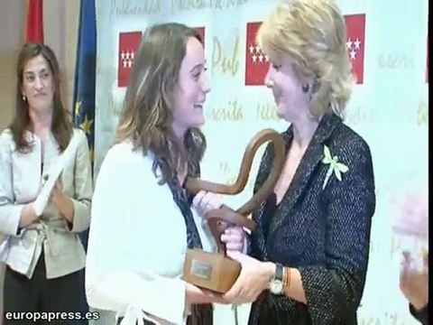 Aguirre en los premios Comunica Igualdad