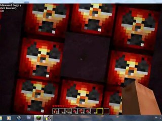 Canon avec bombe nucléaire sur minecraft