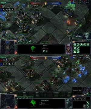 [SC2] Janook Vs anonymous : Views of 2 players Starcraft II :
