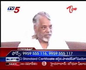 Kesava Rao talking to media