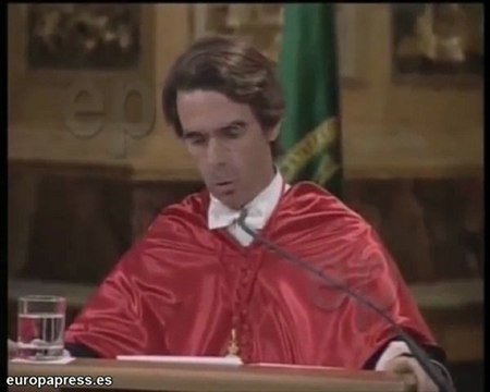 Aznar investido Doctor Honoris Causa