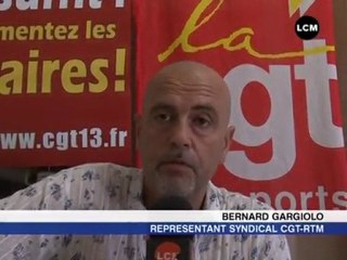 La grève de la RTM... c'est fini! (Marseille)