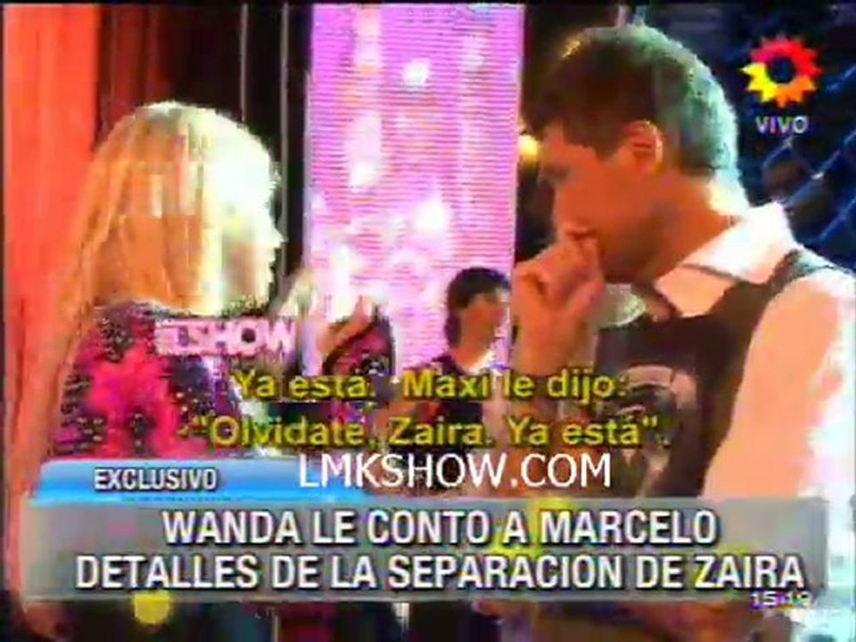 Wanda Nara habla sobre la separacion de Zaira y Forlan
