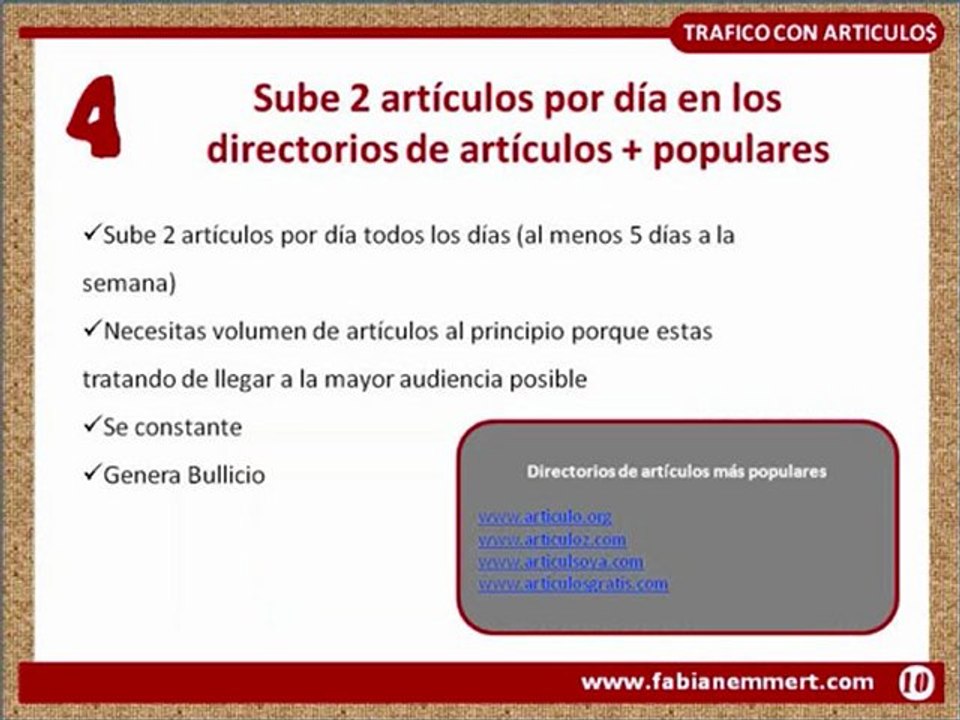 negocios Online: generar trafico con Articulos