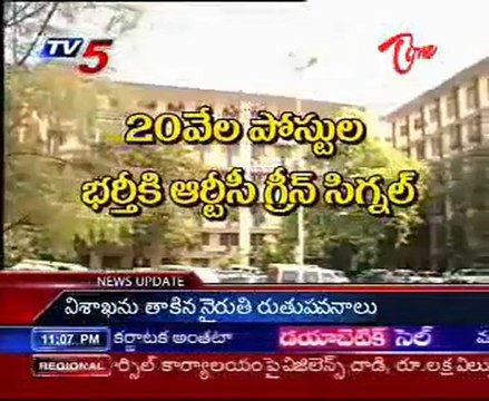 APSRTC announces 20000 posts