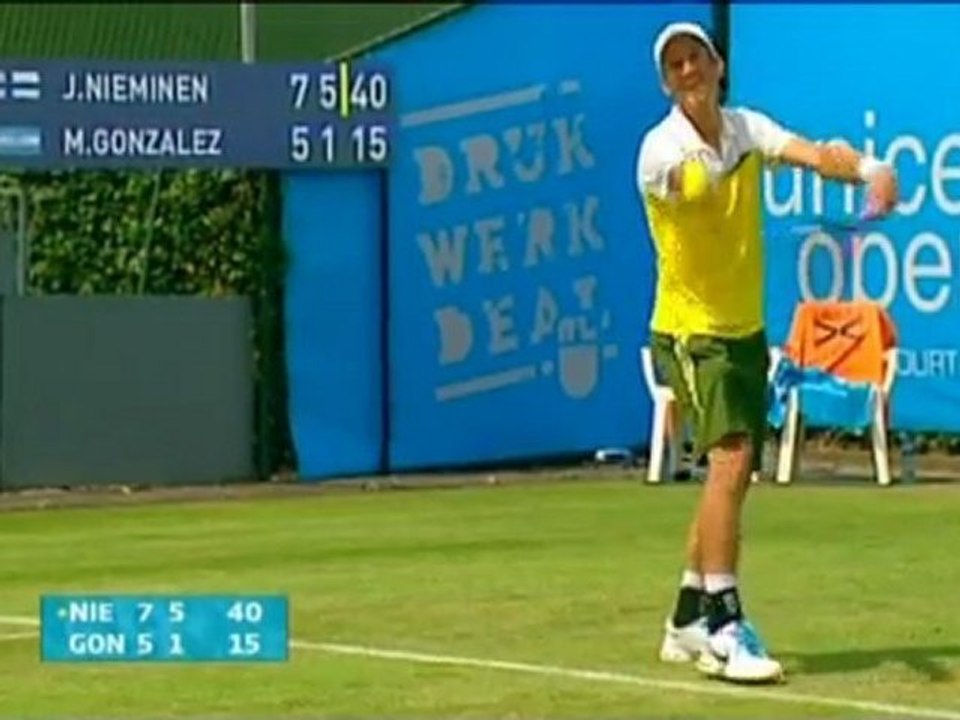 Hertogenbosch - Nieminen in Runde 2