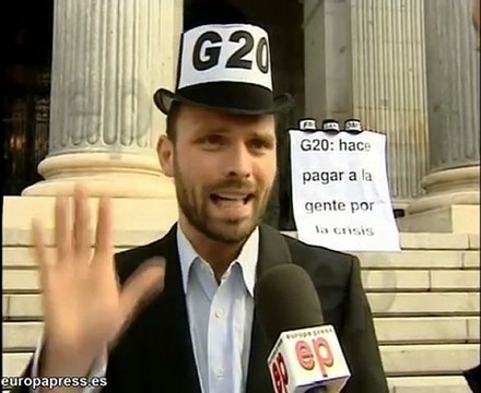 Activistas se concentran en contra del G20