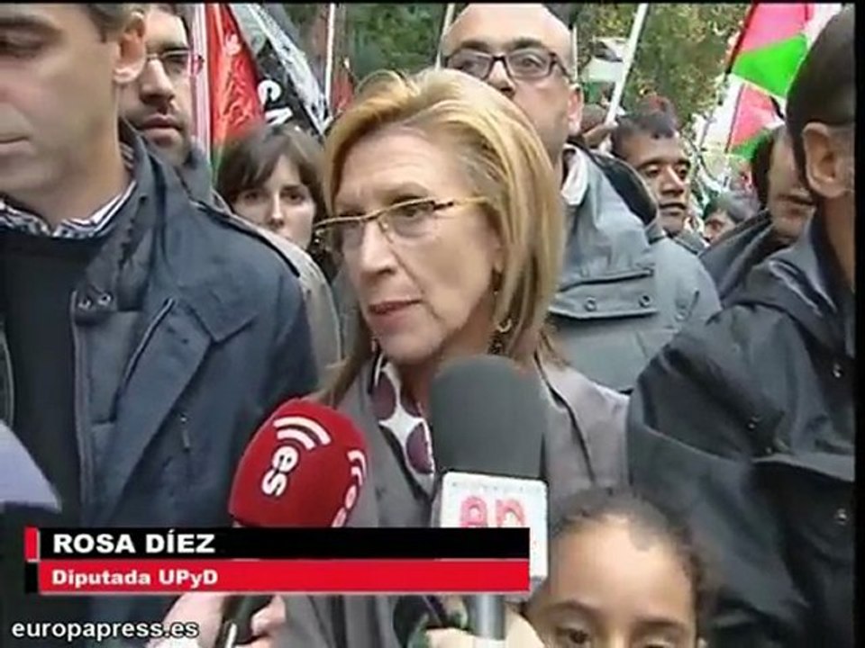 Actores, políticos y sindicalistas apoyan a los saharauis