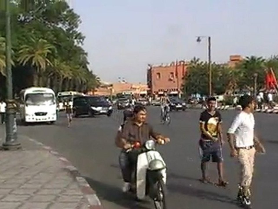 marrakech traffic madness