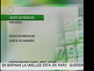 Situación irregular en Cárcel de Sabaneta
