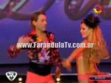 FarandulaTv.com.ar Rinaldi bailo el duelo en el ritmo Cha cha cha en Bailando 2011