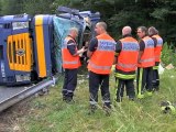 Un chauffeur routier se blesse gravement à l'échangeur de Flers