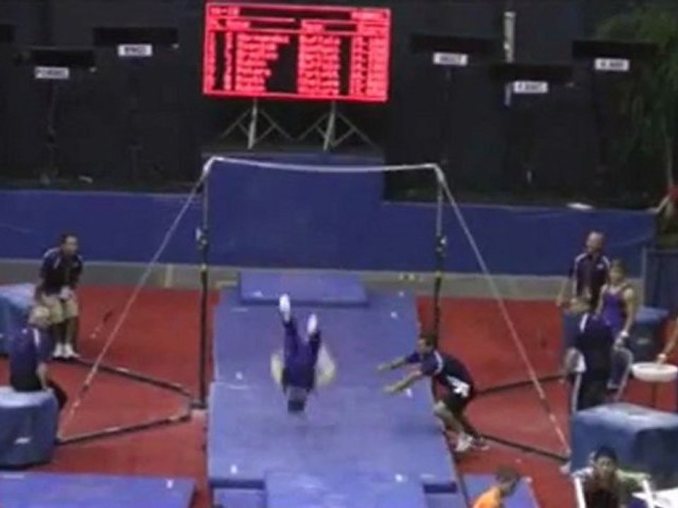 High Bar Dismount Fail 