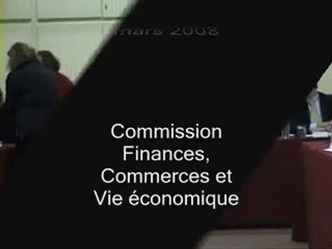Elections des membres de la commission Finances, commerces et vie économique