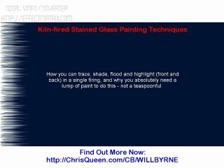 Kiln-fired Stained Glass Painting Techniques