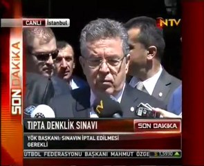 YÖK Başkanı: Tıpta Denklik Sınavı iptal edilmeli