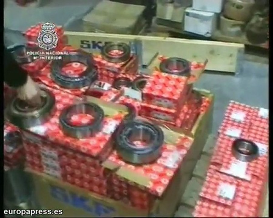 Intervienen rodamientos industriales falsificados