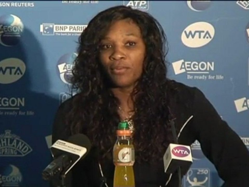 Eastbourne - Serena Williams ist zufrieden