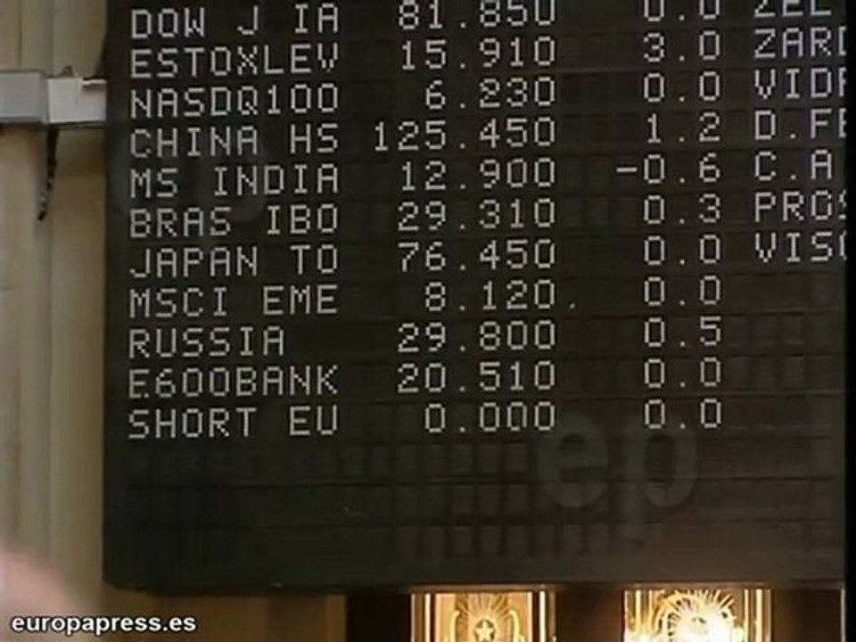 La bolsa sube un 0,76%