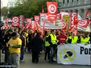 Manifestación contra Proyecto de Ley Postal