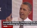Obama dice que apoyará lo que decidan los puertorriqueños sobre su estatus político