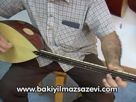 Ardıç bağlama Uzun sap Parlak 41cm baki yilmaz saz evinden(Juniper Long neck)