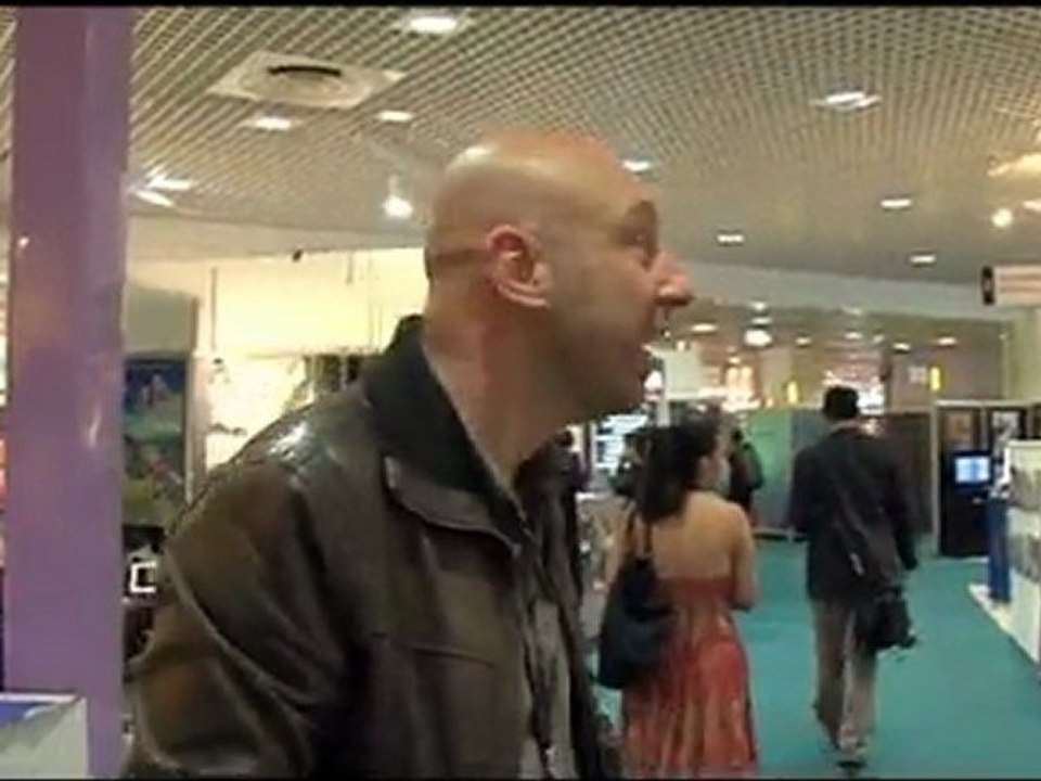 Yannick Dahan au Marché du Film à Cannes. Jour 1.