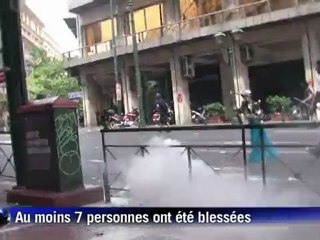 Incidents à Athènes entre manifestants et policiers