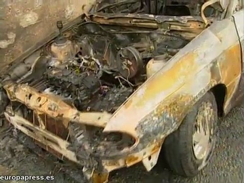Calcinado un coche en la localidad de Sestao