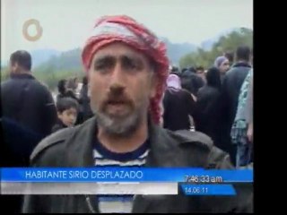 Desplazados sirios