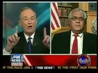 Bill O'Reilly flips out on Barney Frank - BANKING CRISIS mad screaming match